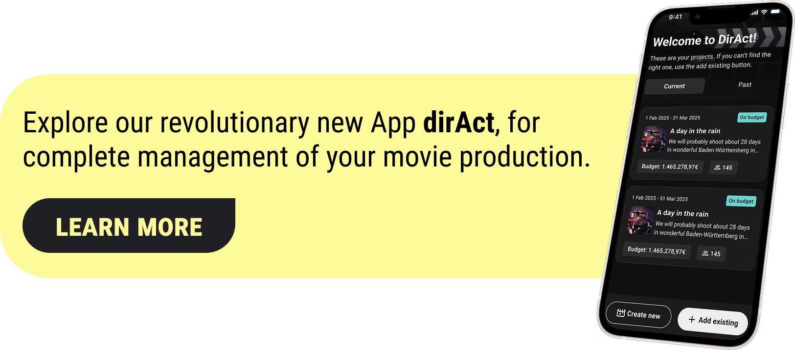 dirAct App Project Overview